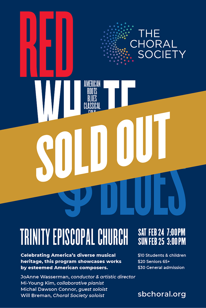 red white and blues poster soldout