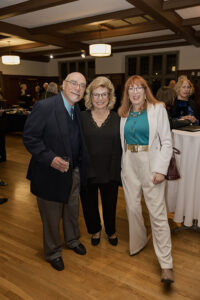 Guests during the Santa Barbara Choral Concert's Red, White, and Blues after concert reception.